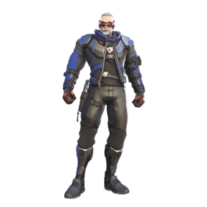 This is the Avatar Image for the Jack Morrison "Soldado: 76" (Overwatch) - JosE Augusto Sendim AI Voice and Text to Speech Generator